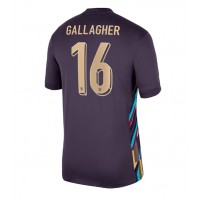 Camisa de Futebol Inglaterra Conor Gallagher #16 Equipamento Secundário Europeu 2024 Manga Curta